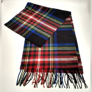 Roots Canada Long  Winter Knit Fringe Scarf Unisex